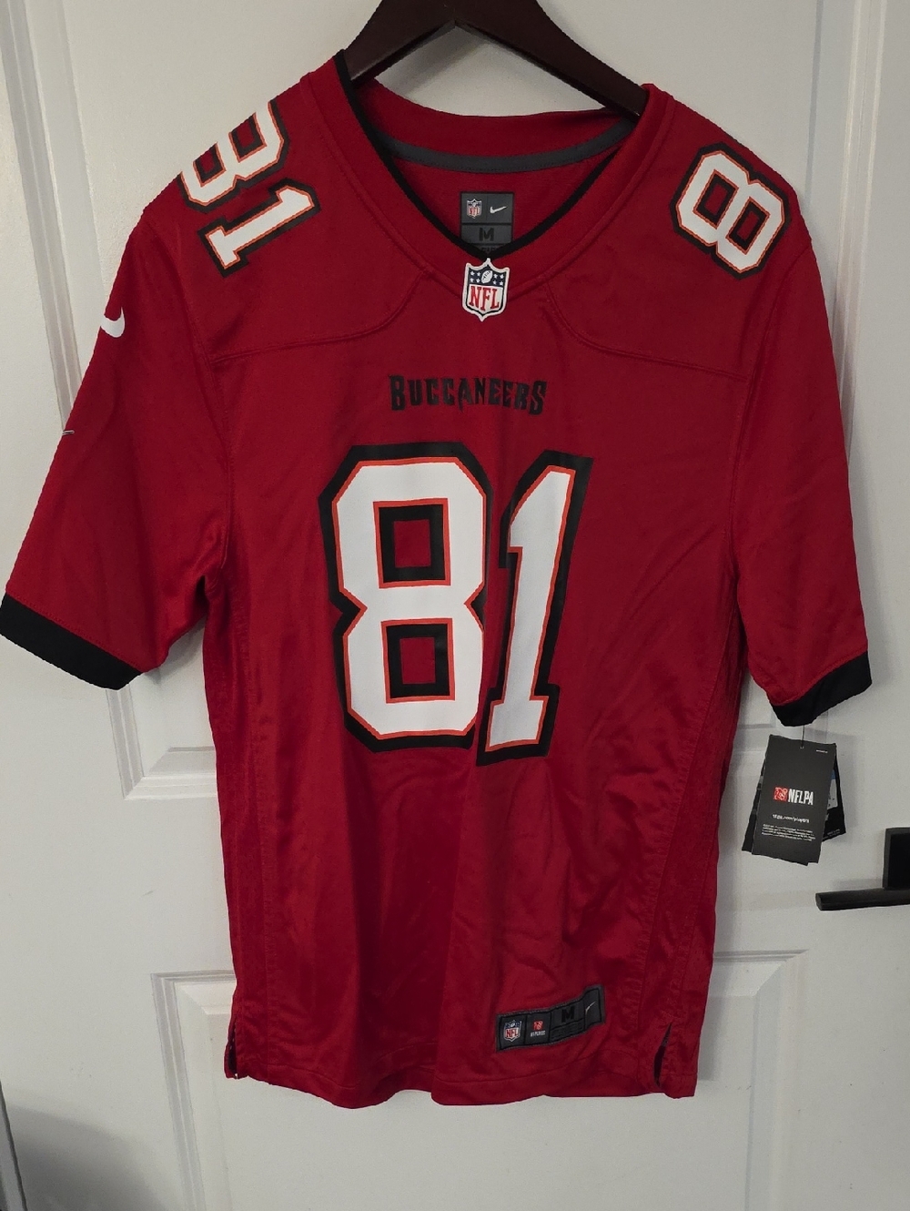NWT: NFL Buccaneers #81 "Brown" Jersey